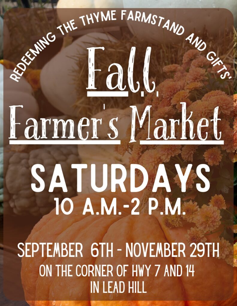 Fall farmers market