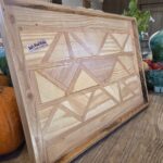 Handcrafted Geometric Wood Tray — Rick’s Woodworks